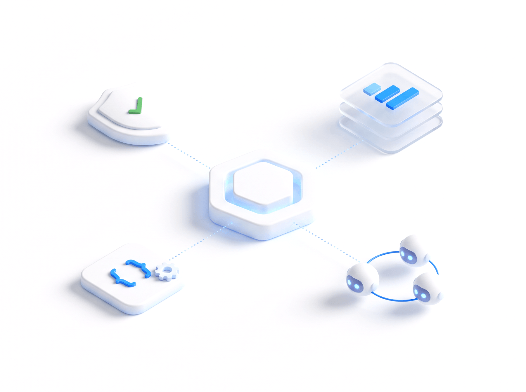 Skysecure platform hub connected to AI SOC, AI Landing Zone, Agent Factory and Custom AI Engineering
